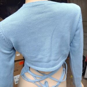 Light Blue Women's Crew Neck Sweater